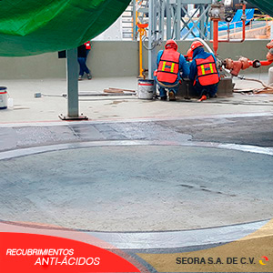 SEORA Recubrimientos Antiácidos Refractarios Materiales Revestimientos Construcción Obra Civil Obra Mecánica